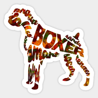 Boxer Sticker